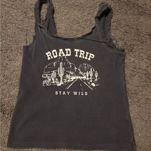 Buckle Black 'Road Trip' Graphic Tank Top